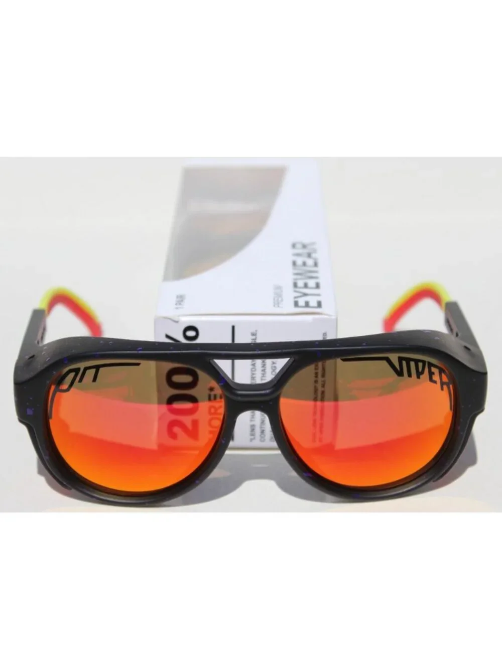 PIT VIPER The Combustion Exciters POLARIZED Sunglasses Flames ANSI Z87+ NEW